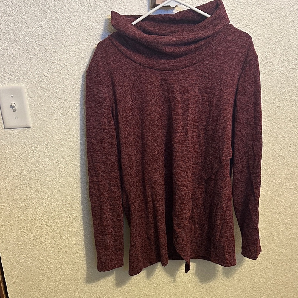 Cozy Maroon Women's Sweater